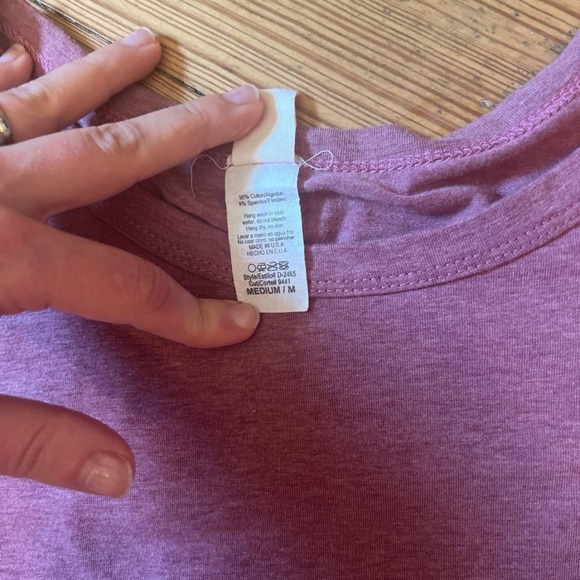 Mauve t shirt dress. - Picture 5 of 5